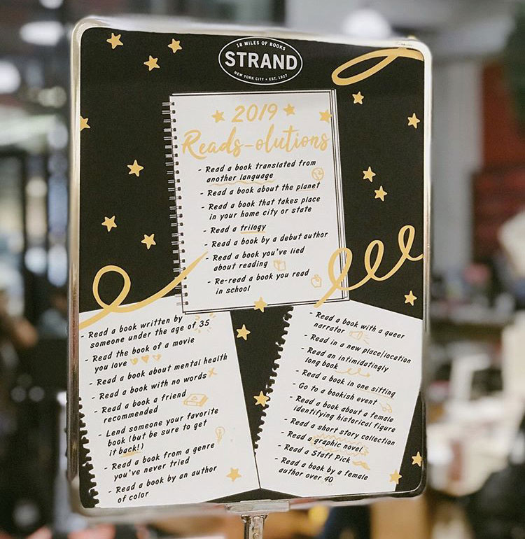 Strand Bookstore Reading Resolutions
